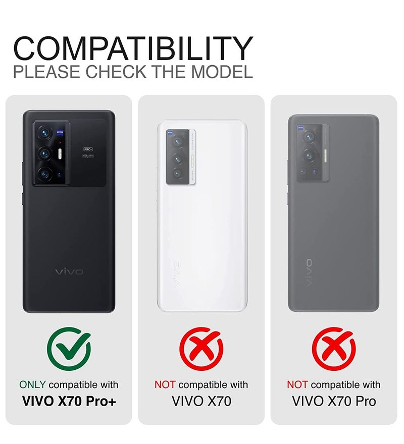 REALCASE Vivo X70 Pro+ Back Cover Case | Stylish Frameless Matte Skin | Soft TPU Shock Proof Bumper Back Cover for Vivo X70 Pro Plus 5G (F-Black) - Image 2