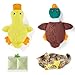 Potaroma Cat Toys Catnip Crinkly Sound 2 Pcs MessFree Stuffless Kitten Toy Durable Feline Bite Interactive Kicker Toys for Cat Indoor Exercise 65 Inches - Image 3