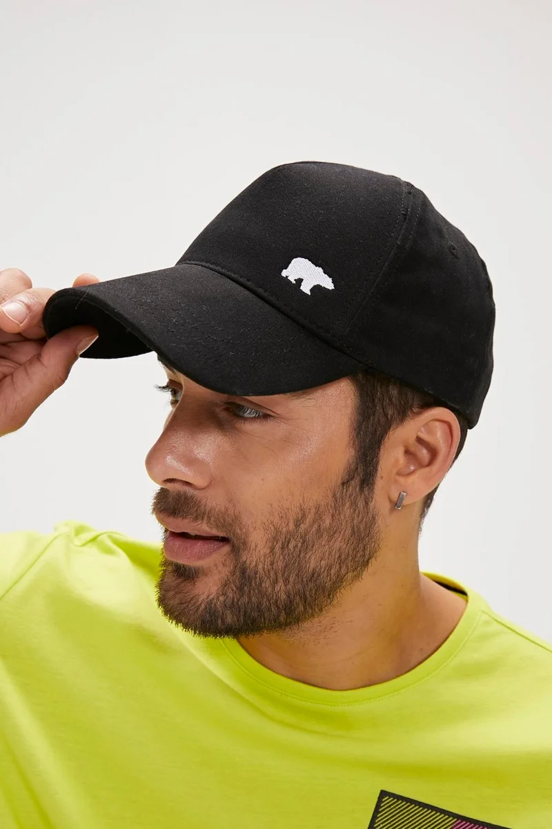Bad Bear Pure Cap Black Unisex Hat
