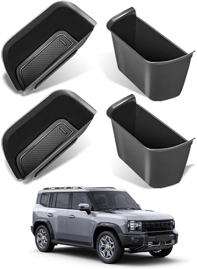 4Pcs Car Door Pull Storage Box Accessory Fit for Jetour Traveler T2 - Image 1