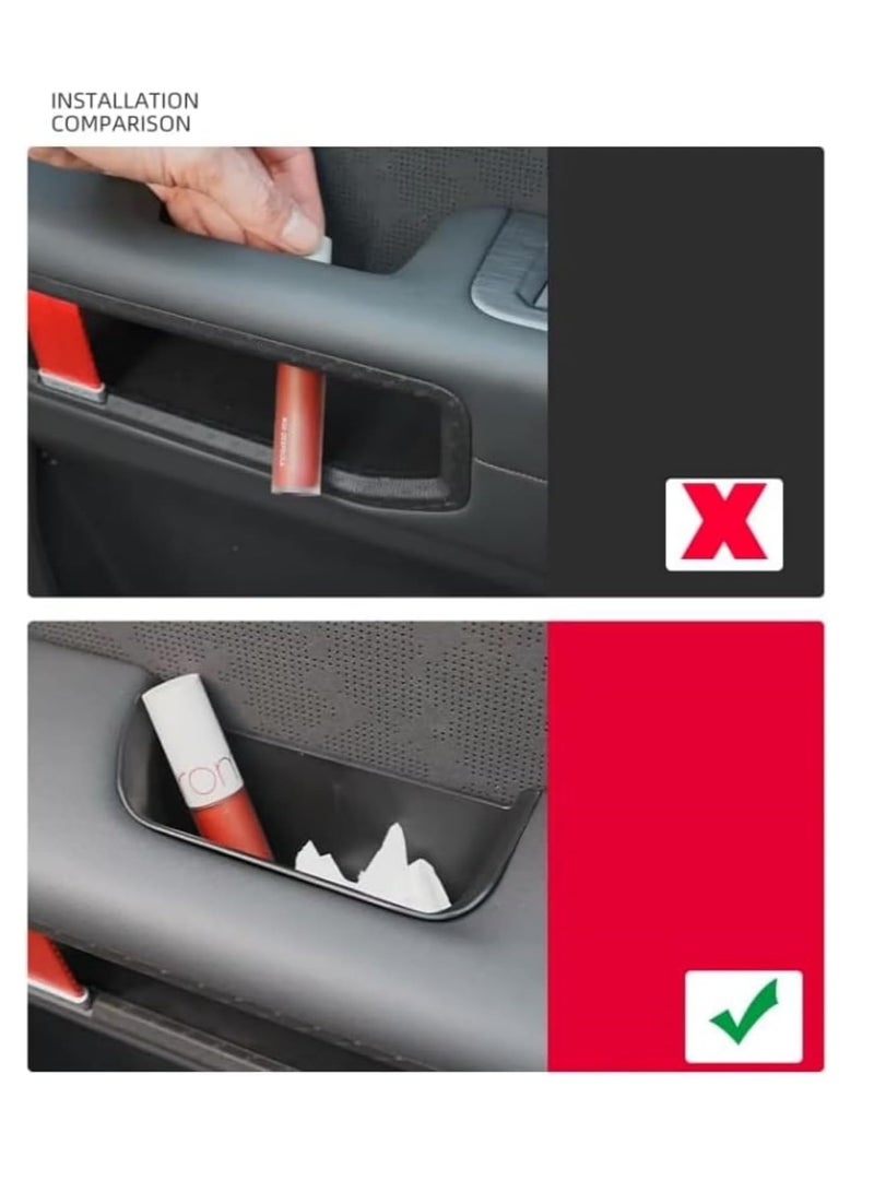 4Pcs Car Door Pull Storage Box Accessory Fit for Jetour Traveler T2 - Image 2