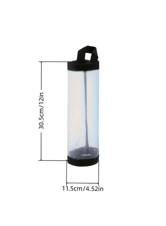 Black Foldable Mesh Bag Holder Breathable Washable Kitchen Storage Organizer - Image 4