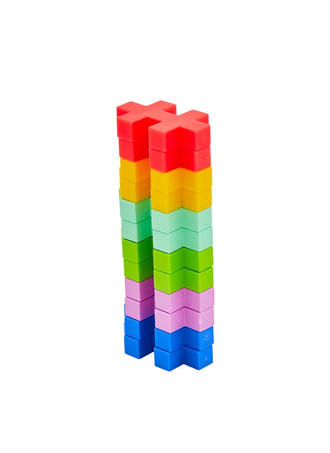 Plus-Plus 1 Creative Building Blocks Tube, Big Tropical, Ingenious Construction Toy, 15 Pieces, 38 Cm  - Image 3