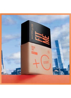 MAYBELLINE NEW YORK Fit Me Fresh Tint Foundation SPF 50 with Brightening Vitamin C, 10.8  - Image 3