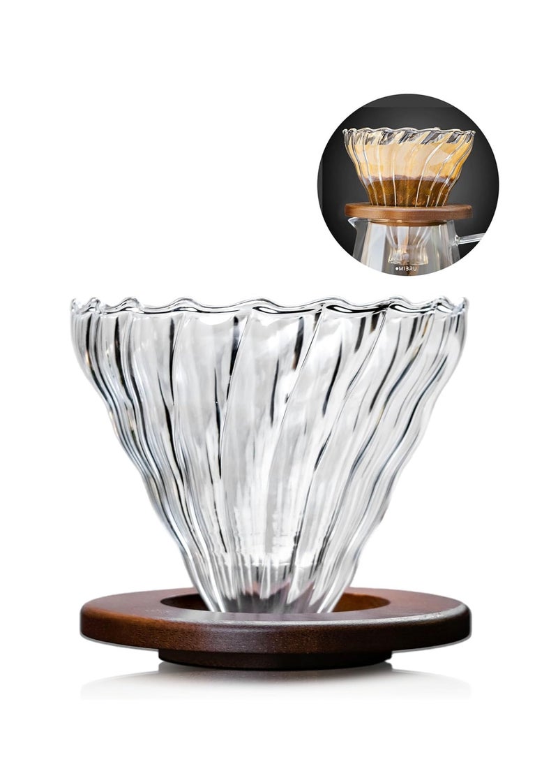 V60 portable travel coffee metal box metal handle camping coffee for barista coffee maker set gift accessories set of 7 pcs