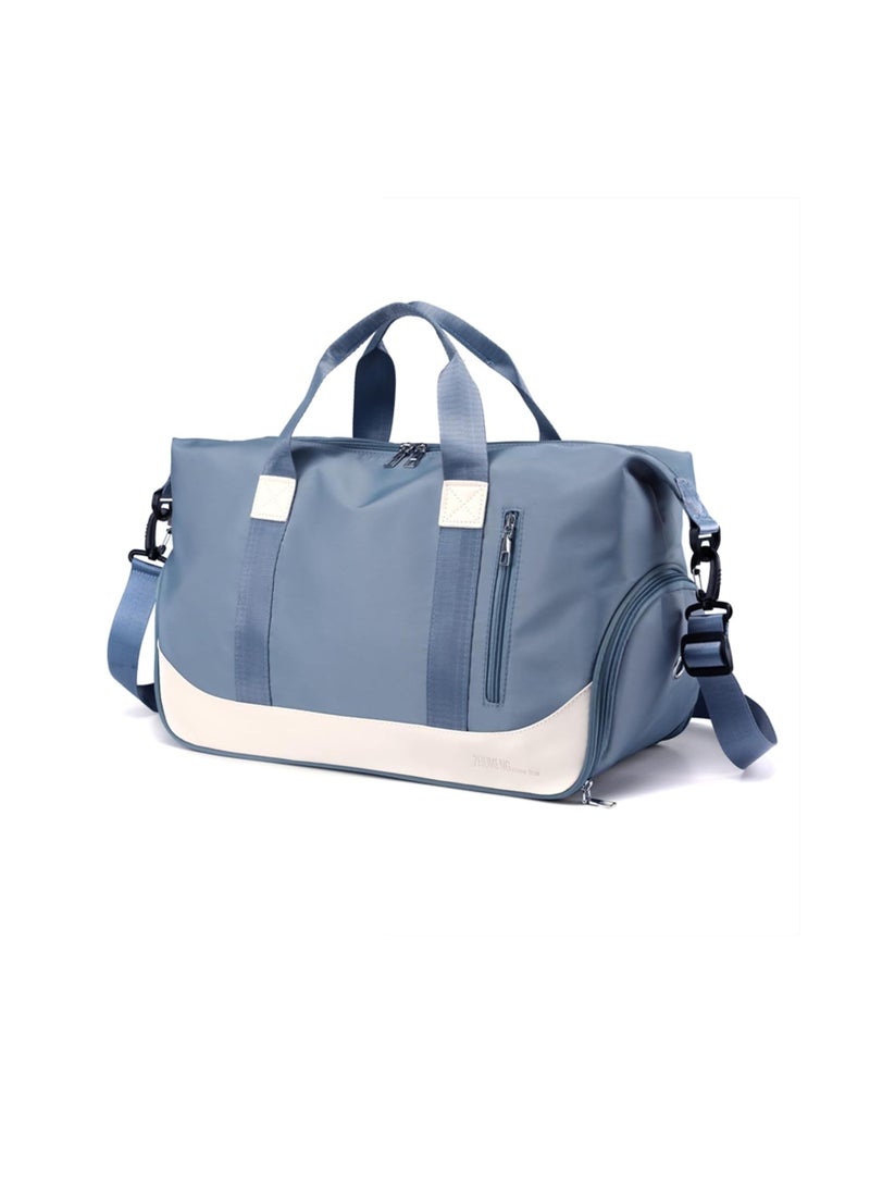 ALCOACH Sports Bag Men Women Travel Bag with Shoe Compartment Large Foldable Fitness Bag Waterproof Swimming Bag Training Bag Weekend Bag Sports Fitness Yoga Gym Bag - Image 1