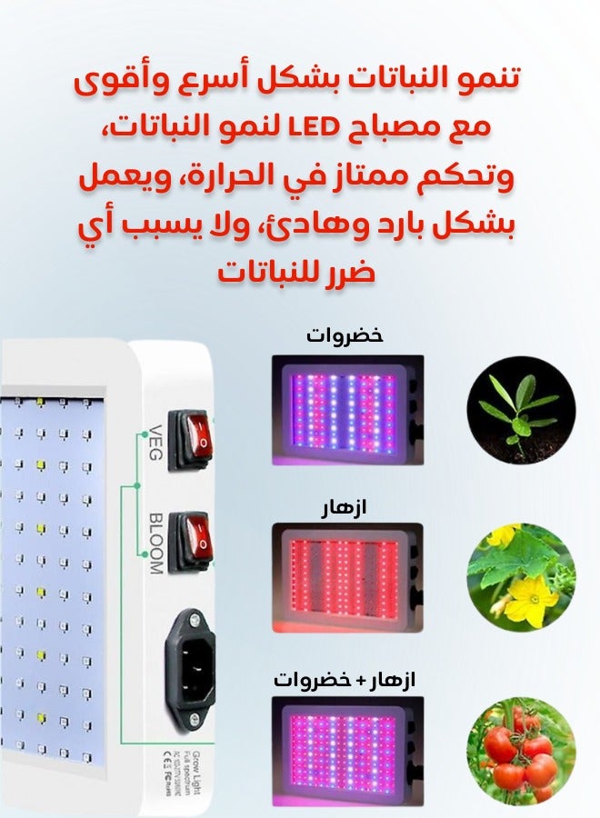 Generic LED Plant Grow Light – Full Spectrum, Waterproof, High Power for Healthy and Rapid Growth  - Image 3