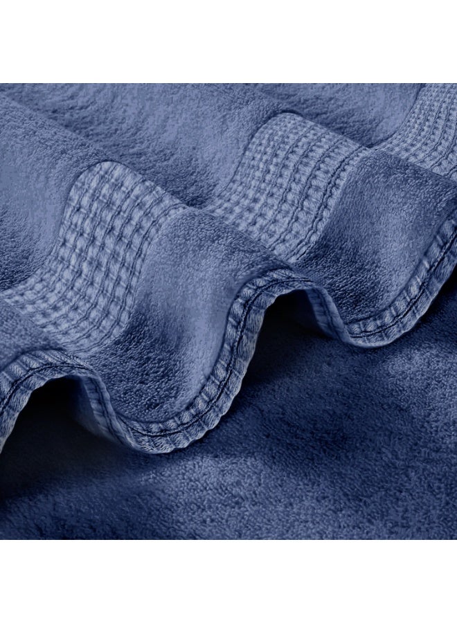 Lavish Touch 100% Combed Cotton Washcloths (12 Pack, 30 x 30 cms) - 550 GSM, Face towel Set Highly Absorbent Quick Dry and Soft Towels - Image 4