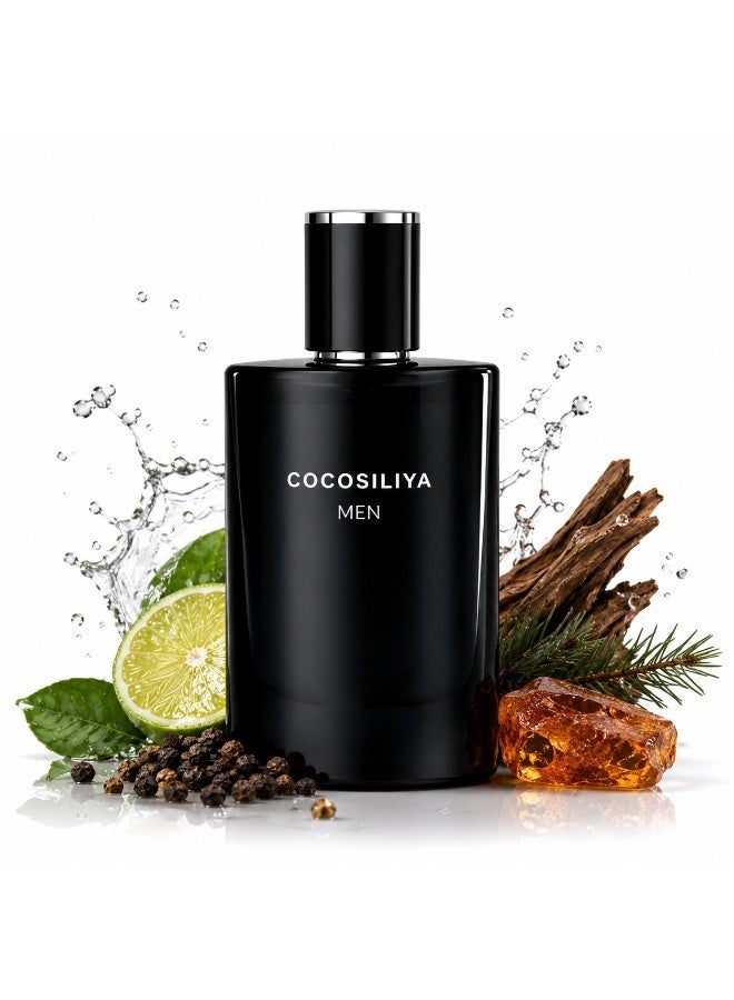 Men's Eau de Parfum 50ml, Long Lasting Fresh Woody Aromatic Fragrance, Perfume Spray for Business, Daily Wear, Travel and Special Occasions, Elegant Gift for Men - Image 1