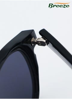 Breeze Women's Fashion Leisure Sunglasses Eye UV Protection Round frame Grey eyewear  - Image 5