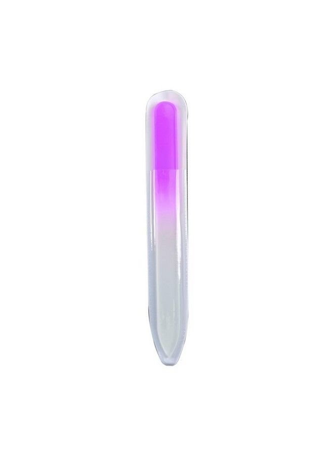 SIUSIO Set Of 20 Professional Crystal Glass Nail Files Buffer Manicure Gradient Rainbow Color For Nail Polishing Best For Fingernail & Toenail Care(Pink) (Purple) - Image 5