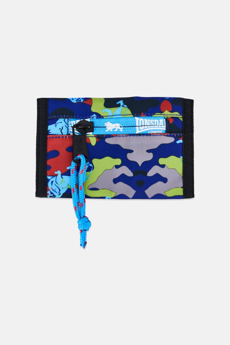 Lonsdale Men Camouflage Trifold Wallet, Multicolor - Image 2