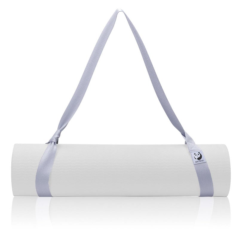 Slim Panda Yoga Mat Straps For Carrying Adjustable Yoga Mat Carrier  Yoga Mat Sling(Yoga Mat Not Included)(Light Grey) - Image 1