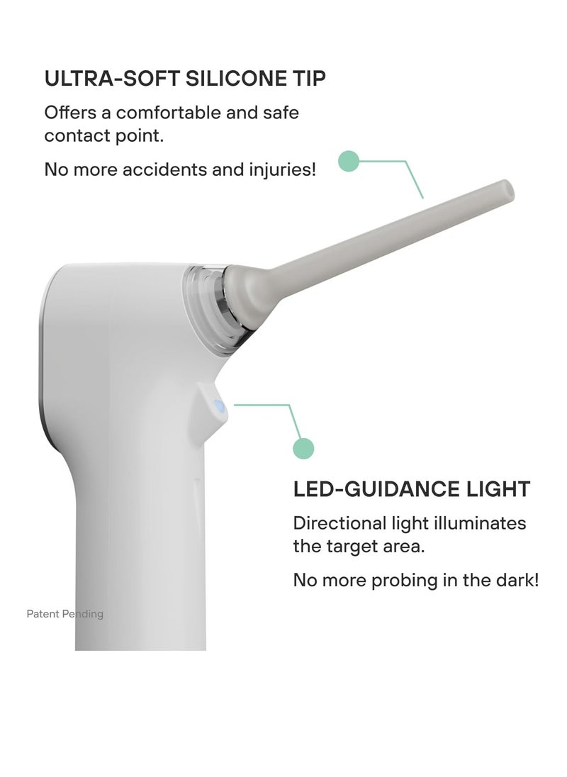 Anew - Electronic Vacuum Tonsil Stone Remover with LED Guidance Light - Hassle-Free Instant Suction - Tonsil Stone Removal Kit - Patent Pending (White) - Image 1