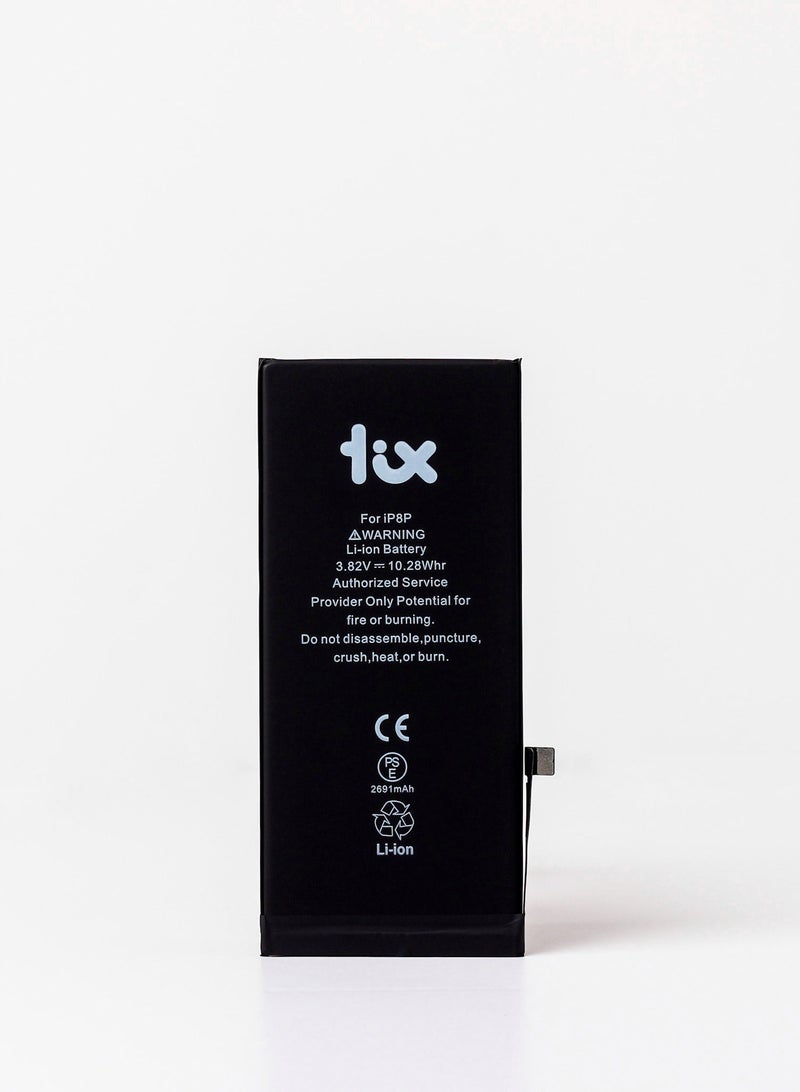 TIX 2691mAh/10.28Whr Battery for iPhone 8 PLUS, TIX Li-ion Polymer Replacement Battery for iPhone 8 PLUS,Ultra High Capacity with 2YEARS WARRANTY - Image 1