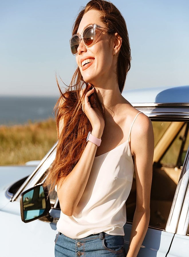 DAQIN حزمة داكين الرياضية 8 قطع متوافقة مع حزام ساعة آبل 40 مم 41 مم 42 مم 44 مم 45 مم 46 مم 49 مم 38 مم للنساء والرجال، حزام سيليكون ناعم مقاوم للماء لسلسلة ساعة آبل 11 10 9 8 7 6 5 4 3 2 1 SE ألترا - Image 5