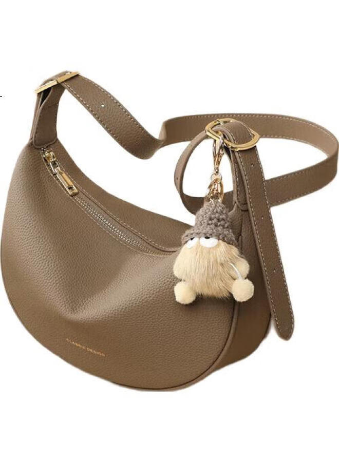 Viney Leather Handbag, Women'S Brand, Underarm Dumpling Bag, Shoulder Crossbody, Birthday, Qixi Festival, Valentine'S Day Gift For Girlfriend - Image 1