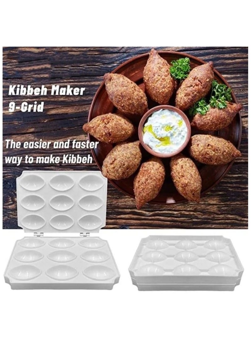 The kibbeh maker is easy to use