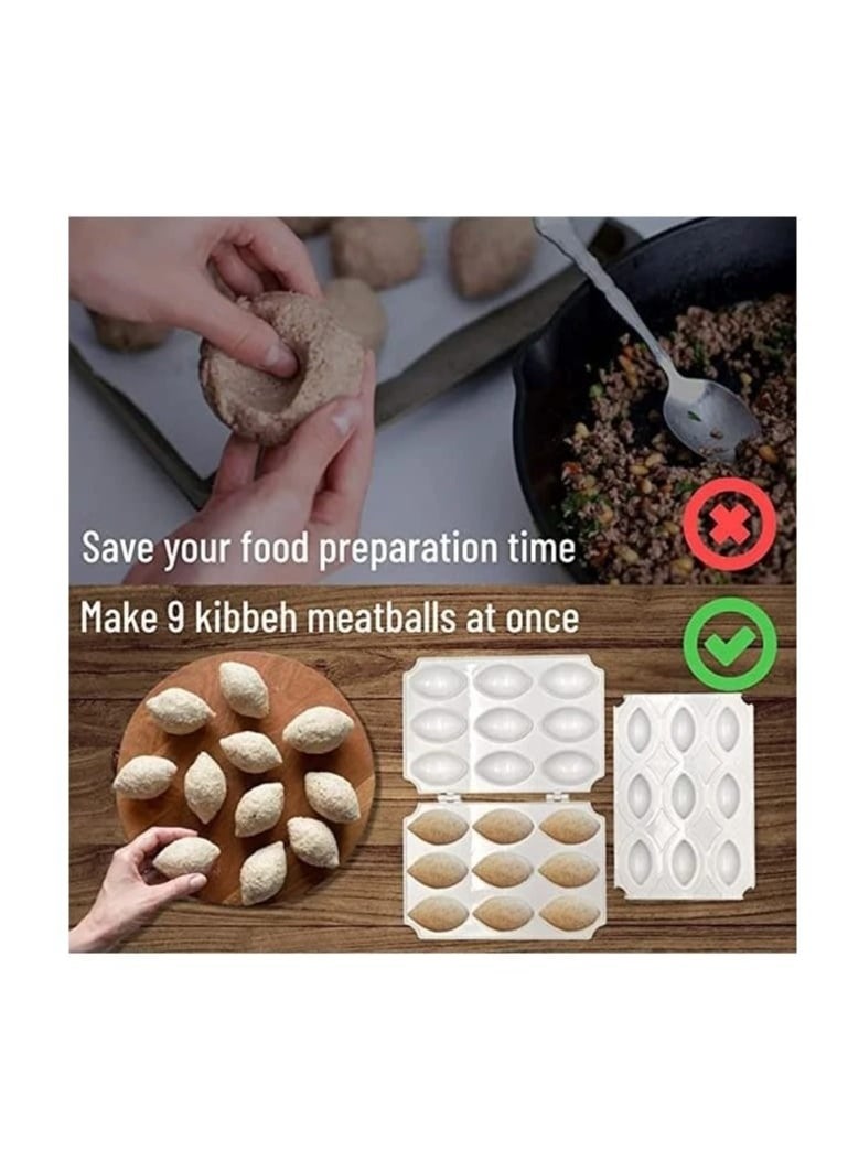 The kibbeh maker is easy to use
