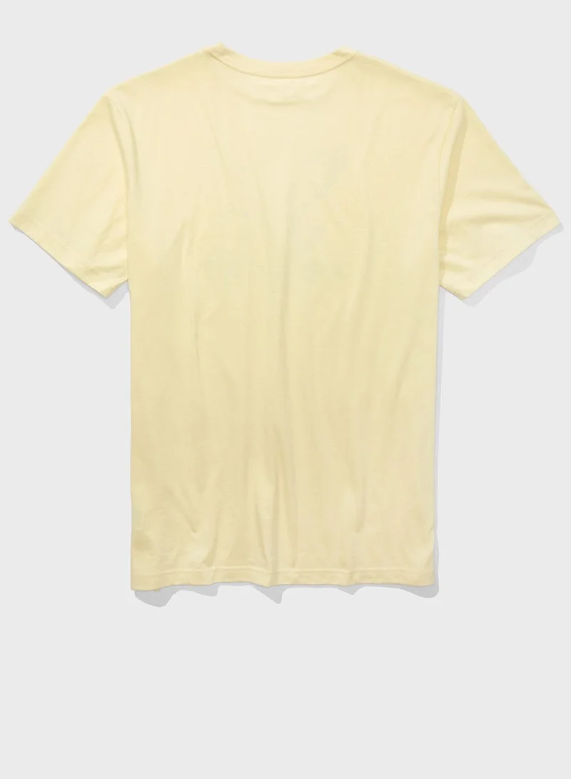 American Eagle Logo Graphic Crew Neck T-Shirt