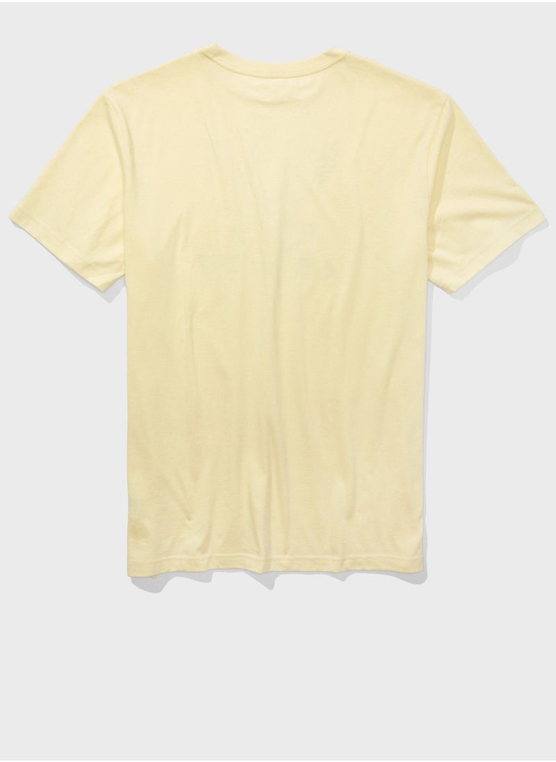 American Eagle - Logo Graphic Crew Neck T-Shirt - Image 1