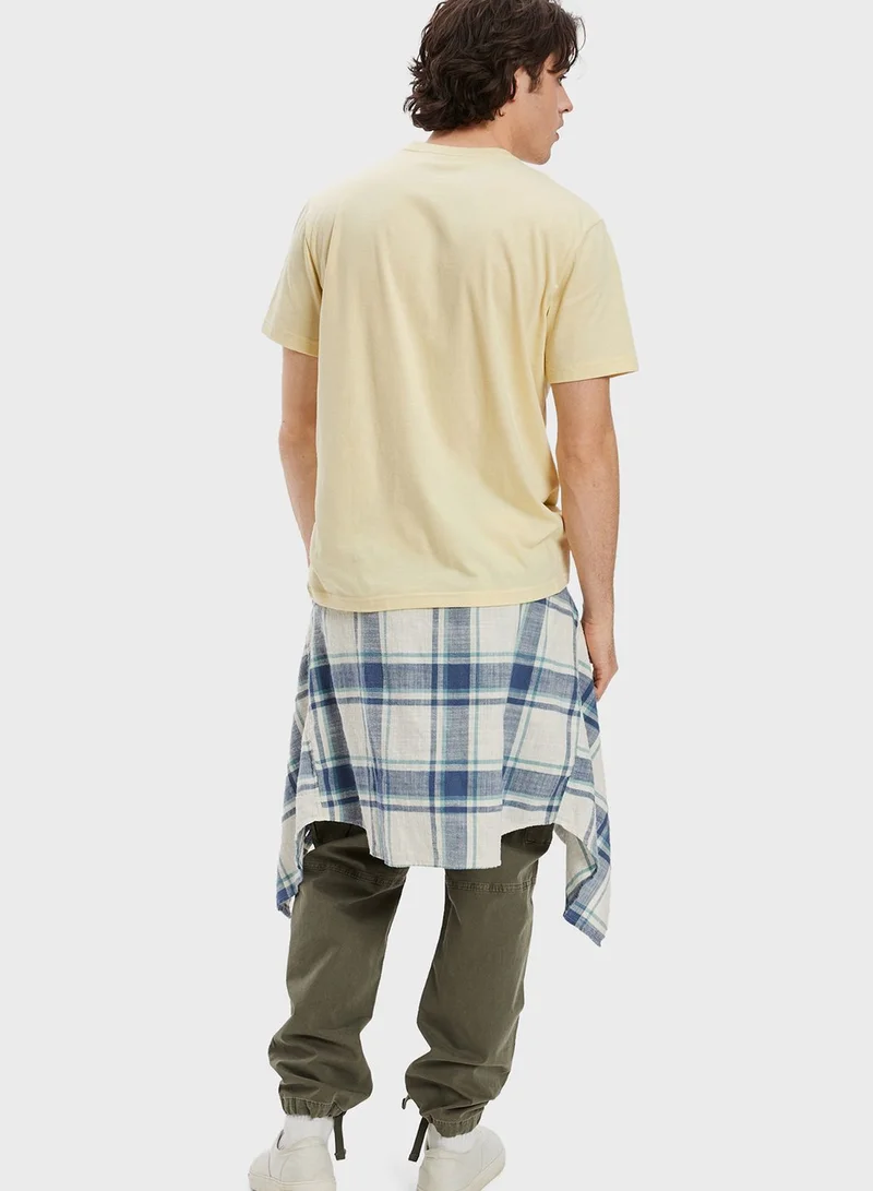 American Eagle Logo Graphic Crew Neck T-Shirt