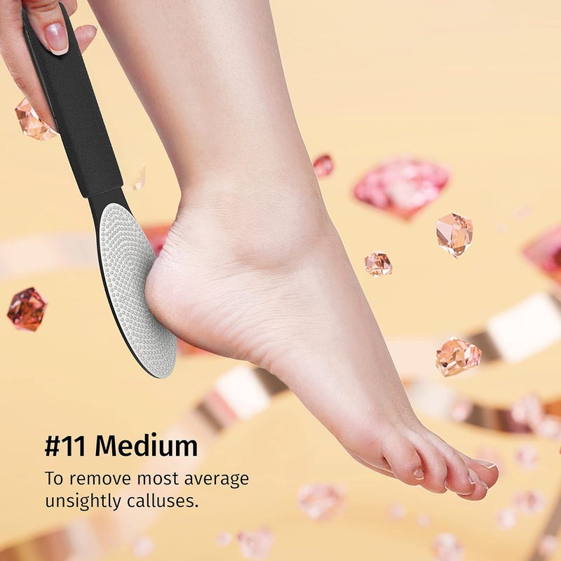 Diamancel Luxury Diamond Foot Buffer 11 - Medium Grit Rasp for Average Calluses and Rough Skin - Image 2