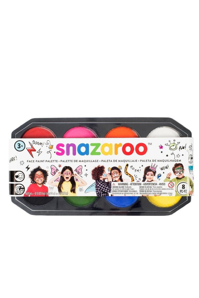 سنازارو لوحة ألوان للوجه والجسم 8 ألوان 144.00 مل (5.07 أونصة) - Image 1