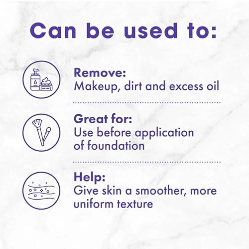 Buf-Puf Facial Sponge, Dermatologist Developed, Removes Deep Down Dirt & Makeup That Causes Breakouts and Blackheads, Reusable, Exfoliating, White, 12 Count - Image 5