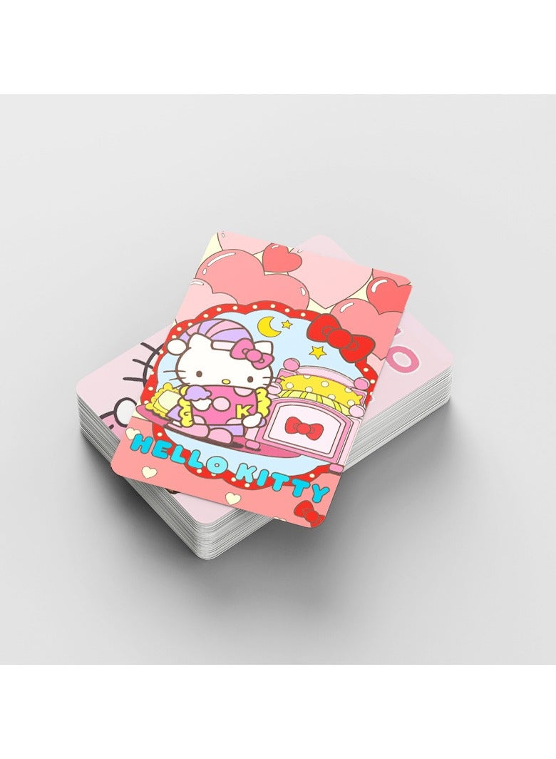 NIBEMINENT 92 Pcs Cartoon Hello Kitty Lomo Cards Card For Fans Collection Gifts - Image 3