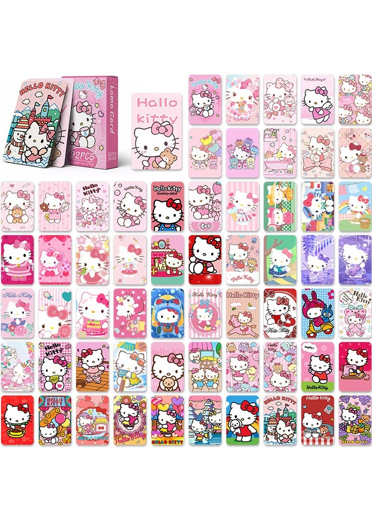 NIBEMINENT 92 Pcs Cartoon Hello Kitty Lomo Cards Card For Fans Collection Gifts - Image 1