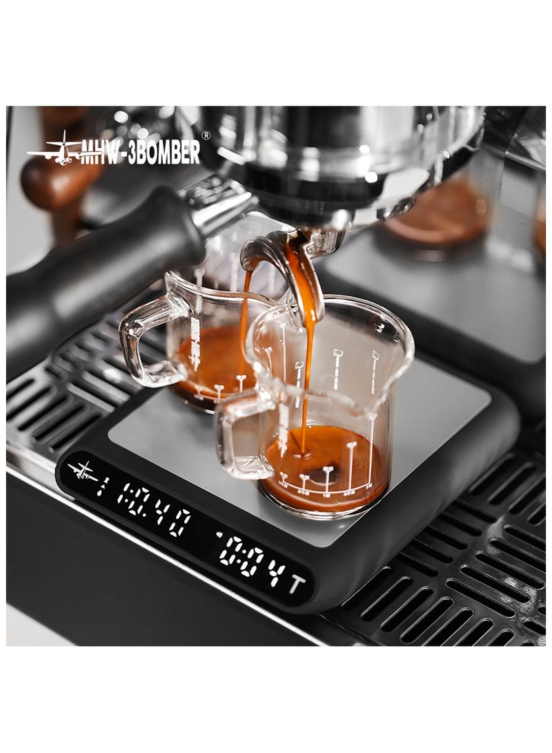 ام اتش دابيلو - ثري بومبار ميزان القهوة الذكي مع توقيت تلقائي موازين مطبخ صغيرة حساسة - Image 2