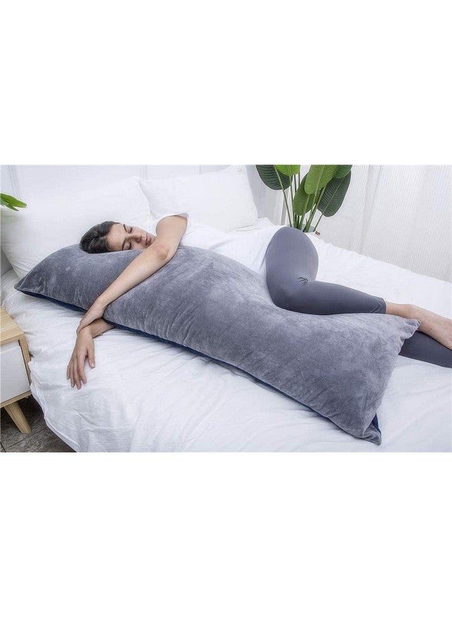 بينديا غطاء وسادة الجسم الطويل القابل للغسل من البوليستر والصوف الخمري من Pindia (18 × 54 بوصة) - Image 4