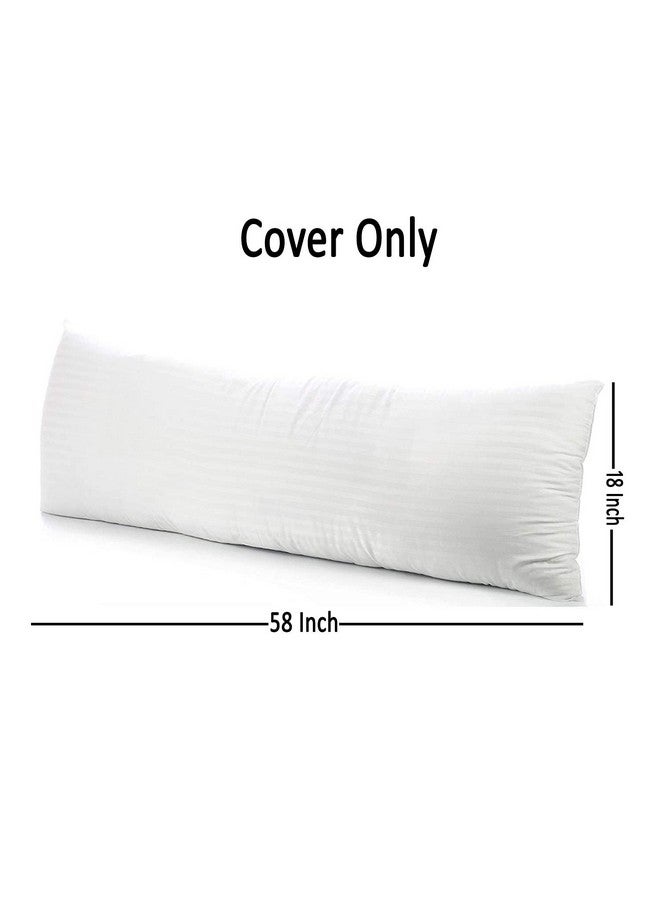 بينديا غطاء وسادة الجسم الطويل القابل للغسل من البوليستر والصوف الخمري من Pindia (18 × 54 بوصة) - Image 5