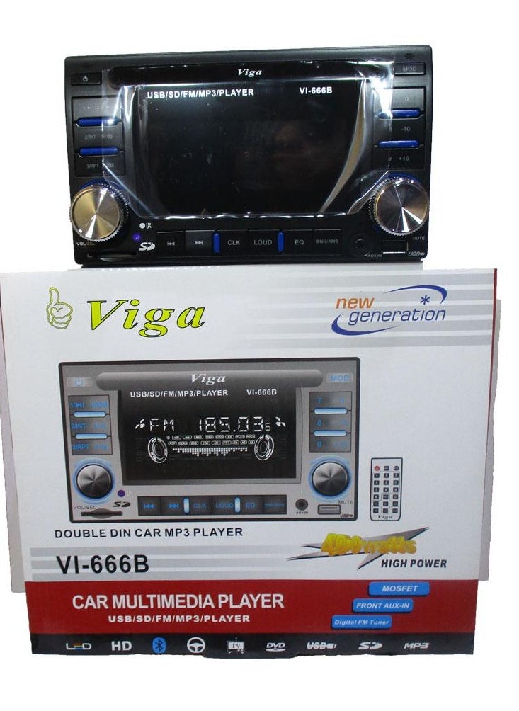 فيجا كاسيت VGA 6.6.6B، مدخل USB، راديو، ميكروفون، بلوتوث، 4 مخارج للتحكم عن بعد  - Image 2