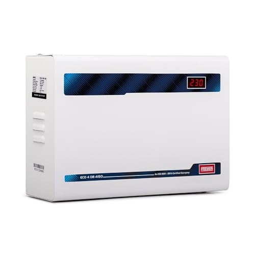 Premier ECO 4 DB 4150 Air Conditioner Stabilizer - Up to 1.5 Ton | Double Boost Technology | Working Range: 150V-280V | 12 Ampere | Digital Display | Compact Design - Image 4