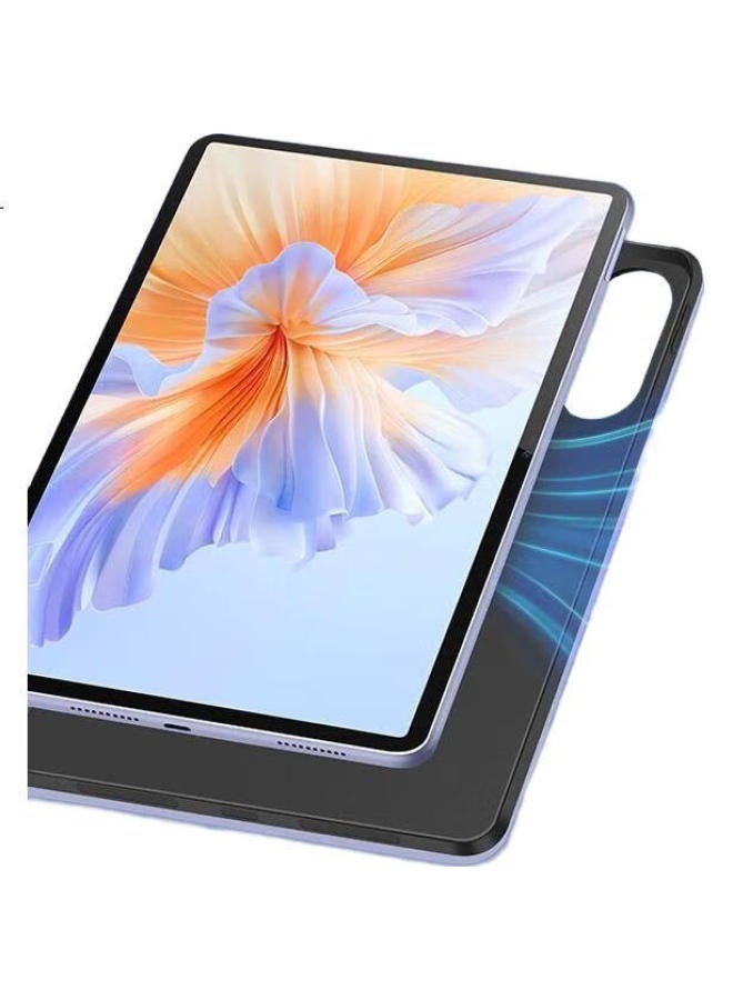 Hboalg Protective Case For Honor X9pro 11.5-inch Protective Shell X8 Pro Three-fold Stand Smart Sleep Full Cover Anti-slip Anti-drop Leather Case Blue - Image 3