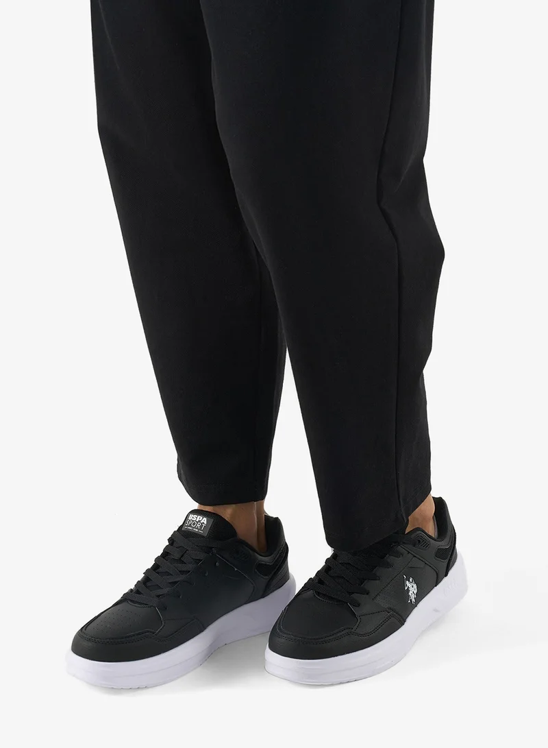 U.S. Polo Assn. Men's Black Low-Top Limited Edition Sneakers – Super Light, Super Fast, A Dream for Every Feet Lover!
