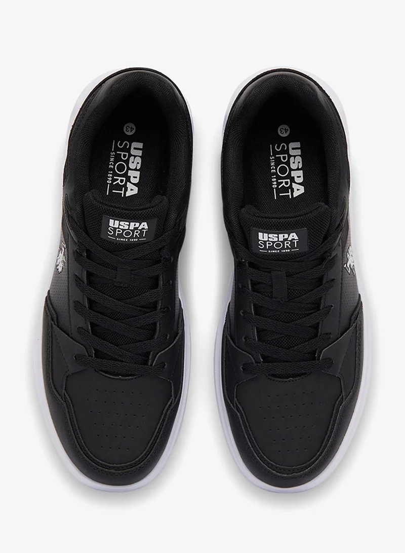 U.S. Polo Assn. Black Men's Black Low-Top Limited Edition Sneakers Shoes - Super Light, Super Fast, A Dream for Every Feet Lover! for Men | Best Price UAE