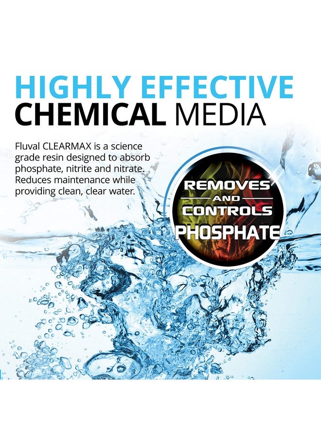 فلوفال مزيل الفوسفات فلوفال كلير ماكس، وسائط ترشيح كيميائية لأحواض السمك، أكياس نايلون ١٠٠ جرام، عبوة من ٣ قطع، A1348، جميع أحجام السلالات - Image 4