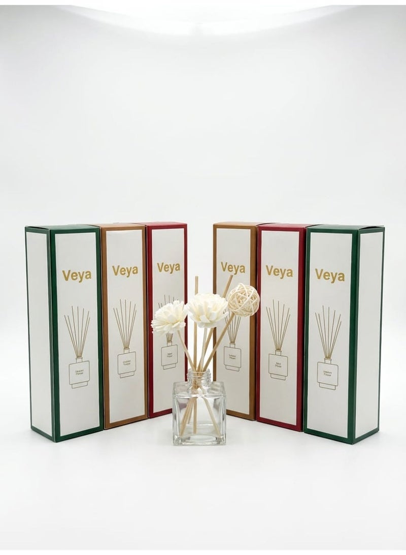Veya Reed Diffuser – Rose, Gardenia & Lavender – 50ml – 6 Pack - Image 1
