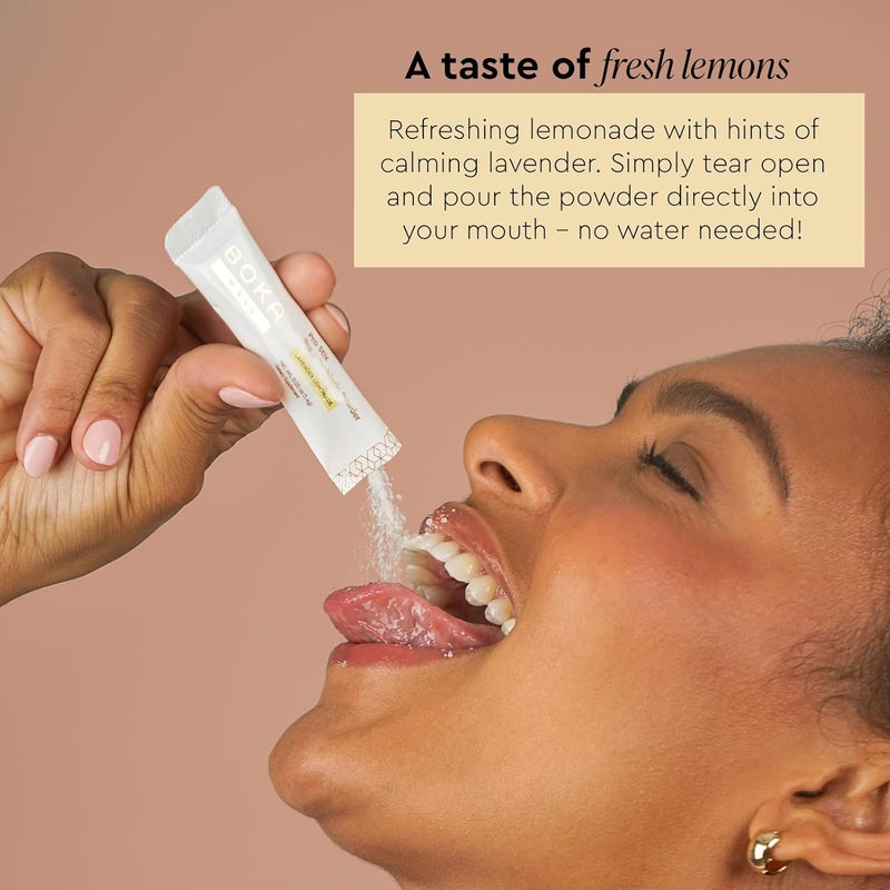 Boka Pro Stix Oral Probiotics for Mouth Bad Breath  30ct Dental Probiotics Powder Oral Health Pre  Probiotics for Teeth and Gums BLIS K12 Oral Probiotic for Healthy Gum Health Lemonade Lavender - Image 3