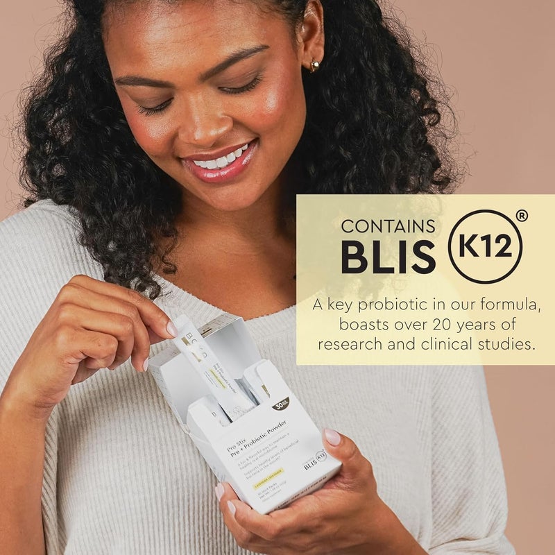 Boka Pro Stix Oral Probiotics for Mouth Bad Breath  30ct Dental Probiotics Powder Oral Health Pre  Probiotics for Teeth and Gums BLIS K12 Oral Probiotic for Healthy Gum Health Lemonade Lavender - Image 5