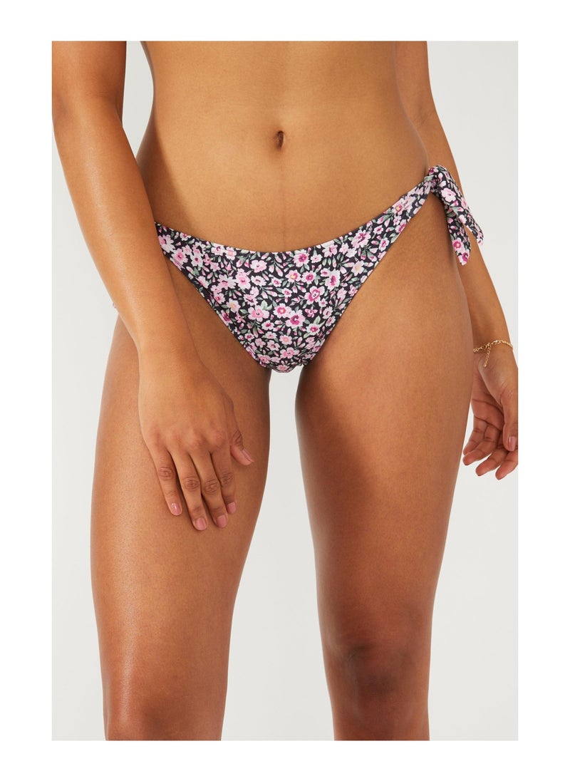 DEBENHAMS - Multi-Ditsy Tie Side Pant - Image 1