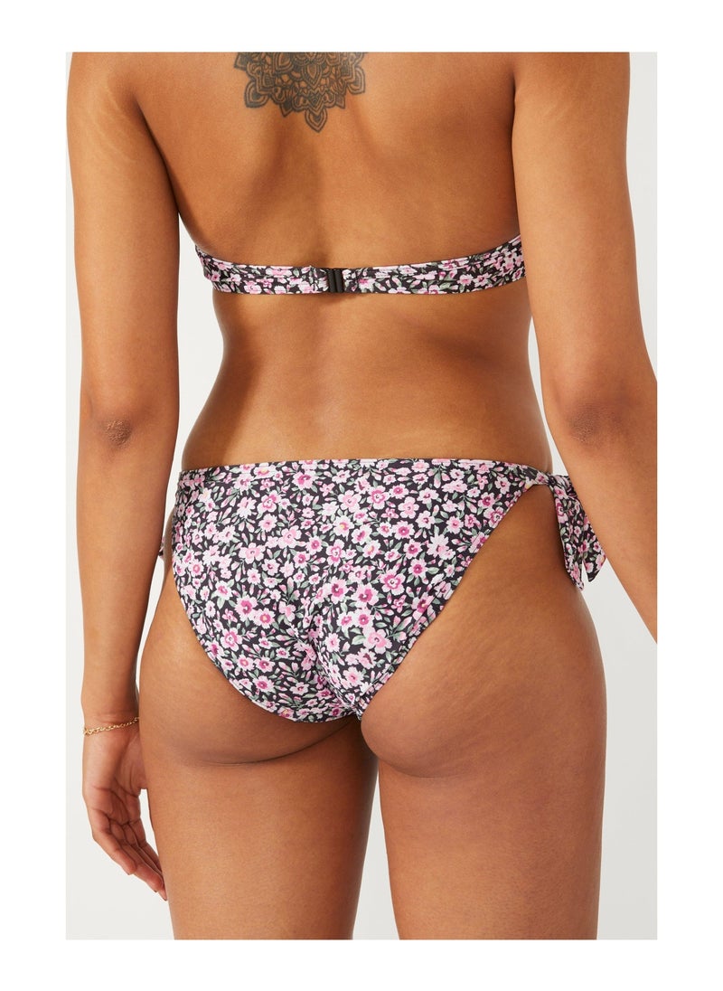 DEBENHAMS - Multi-Ditsy Tie Side Pant - Image 1