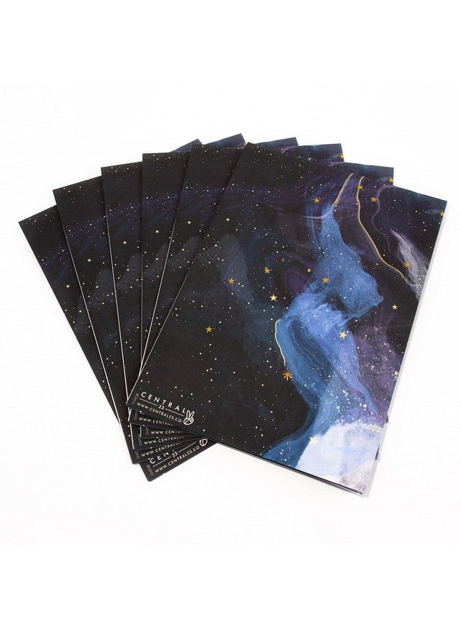 Central 23 Galaxy Wrapping Paper 6 Sheets Of Birthday Gift Wrap Space Wrapping Paper Blue Black Recyclable For Birthday Christmas Halloween Thanksgiving - Image 3