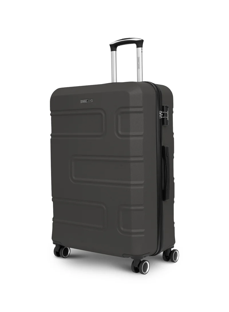 بارا جون UrbanShield 20-Inch Hard Shell Carry-On Luggage Trolley Bag, Lightweight with 360° Spinner Wheels, Durable Travel Suitcase for Cabin and Hand Luggage - Dark Grey