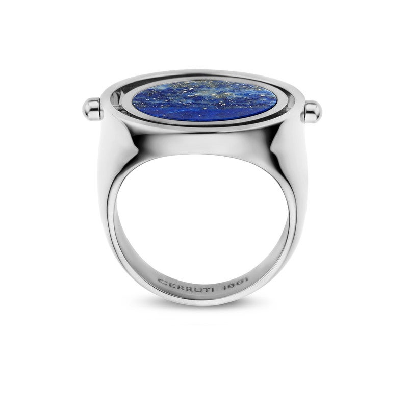 CERRUTI 1881 Medallion Sofia Silver Stainless Steel Ring for Women 56mm - Image 2