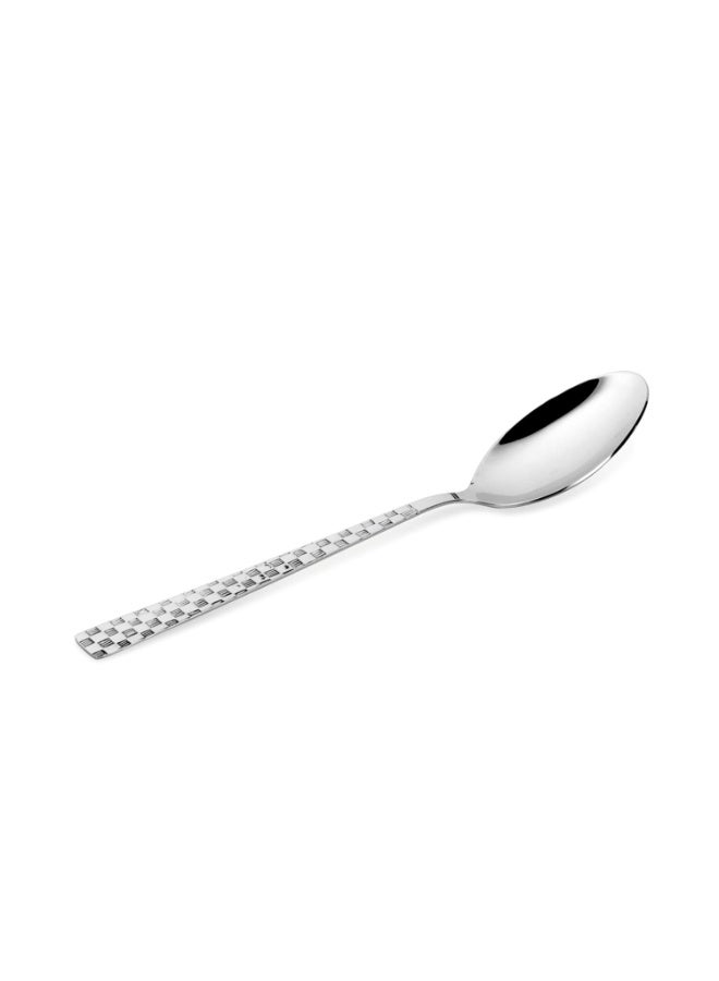 Prabha Stainless Steel Chess Tea Spoon Set of 24 Pcs (Silver), Best for Home & Kitchen, Including 24 Tea Spoon, Hard Material, Stain Proof, Easy to Use, Dishwasher Safe - Image 1