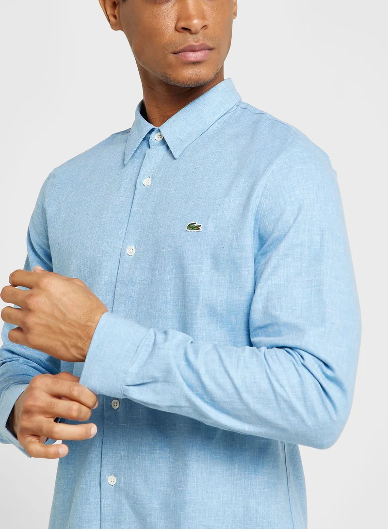 LACOSTE Essential Slim Fit Shirt
